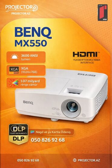 Proyektorlar: İşlənmiş Proyektor BenQ, Ödənişli çatdırılma — 1