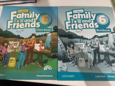книги много: Family and Friends (workbook+ class book) 500 сом есть много