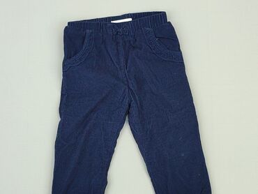 hm czarne spodenki: Baby material trousers, 12-18 months, 80-86 cm, So cute, condition - Very good