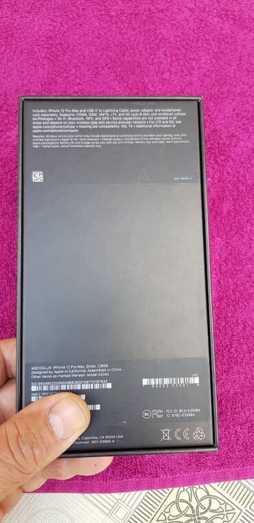 Apple iPhone: Apple iPhone iPhone 12 Pro Max, 128 GB, White Titanium — 5