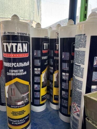плиточный клей: Универсальный силиконовый герметик Tytan предназначен для строительных