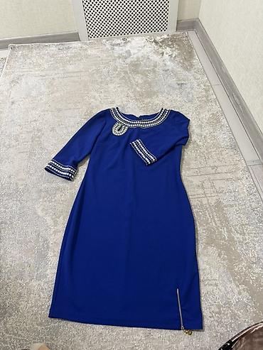 dress: Вечернее платье, Коктейльное, С рукавами, Стразы, M — 1