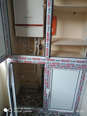 Digər mebel: Balkon üçün plastik şkafların yığılması və quraşdırılması Ağ rəngdə 90 — 3