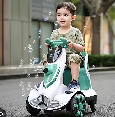 Детские электрокары: Bubble funsiyali usaq masini .eyni zamanda uzaqdan pultnan idare — 1