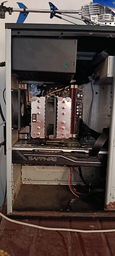 игровое: Компьютер, ядер - 4, ОЗУ 16 ГБ, Игровой, Б/у, Intel Xeon, AMD Radeon RX 580, SSD — 1