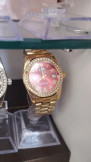 Aksesuarlar: Məhsul: Klassik üslubda kişi/qadın qol saatları (Rolex tərzində — 9