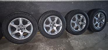 r16 audi: Комплект из 4 колес в сборе: легкосплавные диски + зимние шины. - — 1