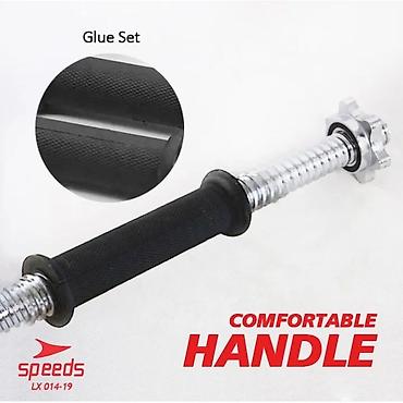 Ştanqlar və ştanq diskləri: Ştanq üçün qrif, Çəki: 2 kq, Yeni — 18