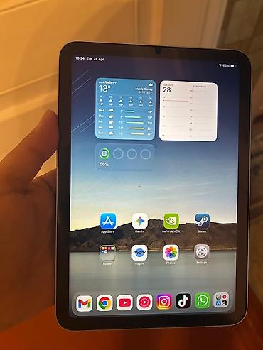 apple 14pro: Apple iPad mini 7 space gray 128gb (93%)batarey — 1