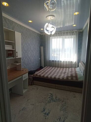 квартира рынок аламедин: 2 бөлмө, 43 кв. м, Жеке план, 5 кабат, Евроремонт