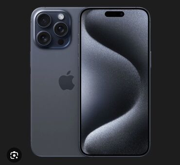 Apple iPhone: IPhone 15 Pro Max, Б/у, 256 ГБ, Blue Titanium, Коробка, Чехол, Защитное стекло, 98 %