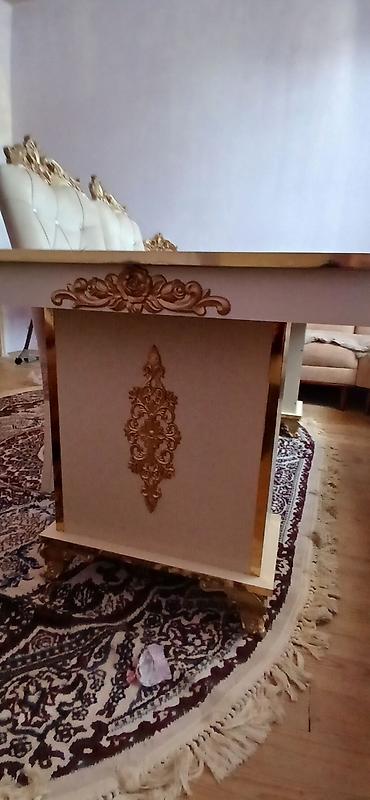 astar uzluk: Klassik üslubda yemək otağı dəsti 6 stul - Dəst tərkibi: 1 ədəd böyük — 2