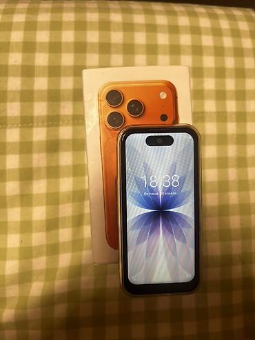 Уюлдук телефондор жана аксессуарлар: Компактный смартфон в стиле iPhone (оранжевый), с коробкой. Ключевые — 3