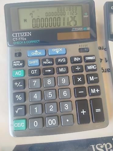 casio sumqayit: Masaüstü kalkulyatorlar – 2 ədəd 1) CASIO DJ-220 - 12 rəqəmli geniş — 2