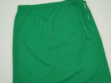zielone spódnice skórzane: Skirt, L (EU 40), condition - Good