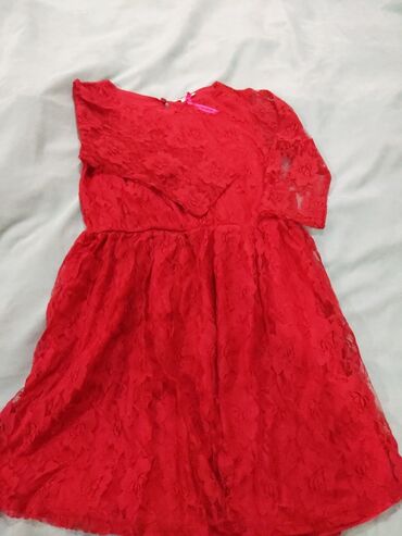 Детское платье цвет - Красный