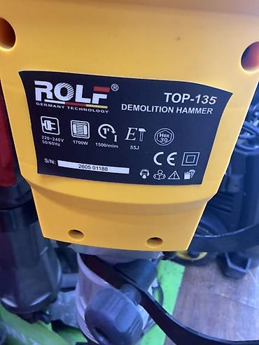 germany: Отбойный молоток ROLF TOP-135 (Demolition Hammer) - Мощность: 1700 Вт — 2