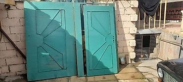 yasil setka: Metaldan darvaza/qapı - Material: qalın metal təbəqə, möhkəm — 1