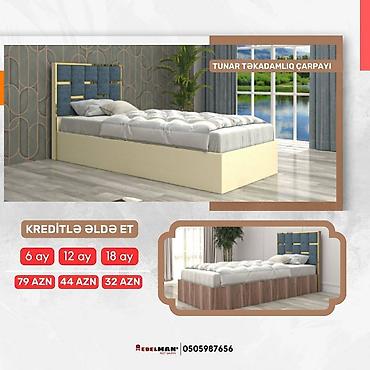 Çarpayılar: Yeni, Təknəfərlik çarpayı, Bazasız, Matras ilə, Siyirməsiz, Azərbaycan — 5