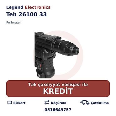 acar desti: Elan başlığı: Perforator Teh 26100 33 Elan mətni: Legend Electronics — 1