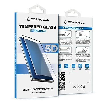 mts set top box: Folija za zastitu ekrana GLASS 5D za iPhone 15 Pro Max (6.7) crna — 1