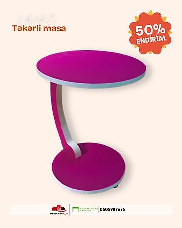 tek stolar: Jurnal masası, Yeni, Açılmayan, Laminat, Yumru masa — 5