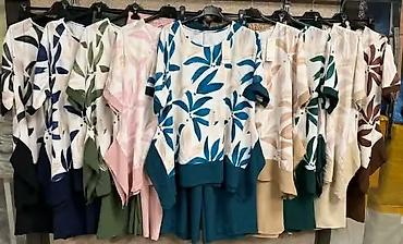 Kompleti: Ženski komplet – tunika i pantalone, plus size - Dvodijelni set — 2