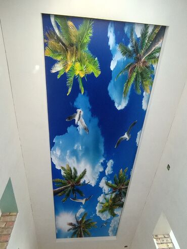 Натяжной потолок: Натяжной потолок Глянцевое, Матовое, 3D потолки Бесплатный замер, Гарантия, Монтаж at lalafo.kg — 5 Натяжной потолок: Натяжной потолок Глянцевое, Матовое, 3D потолки Бесплатный замер, Гарантия, Монтаж — 5