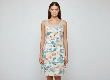 sukienka w kolorze kobaltowym: Sukienka damska, rozmiar S