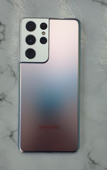 Samsung: Samsung Galaxy S21 Ultra 5G, 128 GB, rəng - Çəhrayı, Face ID