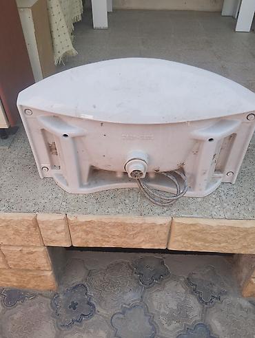 hamam ucun tulpan: Divar tipli keramika əl-üz yuma lavabosu və pedestal komplekti - — 5