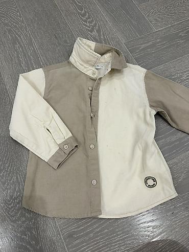 bej şalvar: ZARA uşaq köynəyi - Model: ZARA Kids - Bədən ölçüsü: 3 yaş / 98 sm — 1