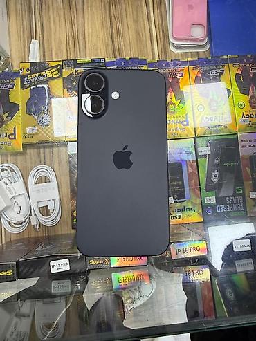 iphone 16 e satış: IPhone 16, 128 GB, Qara, Zəmanət, Face ID — 4