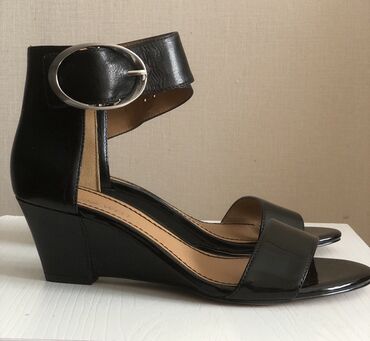 замшевые туфли вечерние: Женские сандалии на танкетке Nine West Турция - Цвет: черный