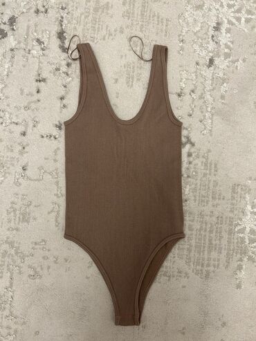 человечки для новорожденных: ZARA qadın bodisi - Model: rib teksturalı bodi - Rəng: süd şokoladı /