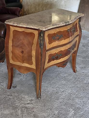 sofa od kože: Komoda sa mermernom pločom – barok/rokoko stil - Elegantna komoda sa — 6