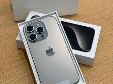 телефон в рассрочку без процентов: IPhone 15 Pro, Б/у, 128 ГБ, Natural Titanium, Защитное стекло, Чехол, 86 %