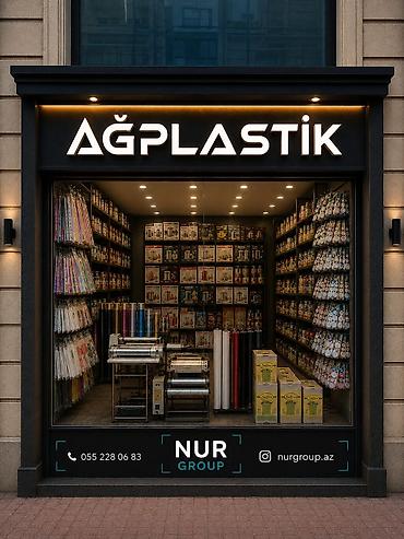 market reklamı: NUR GROUP – hər növ reklam işləri Xidmətlər: - Qabarıq (3D) hərflər — 4