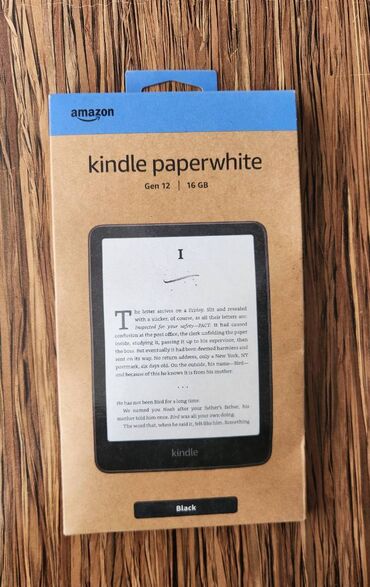 kindle paperwhite: Amazon Kindle Paperwhite 12 Gen Black. Ən son model 2024 buraxılış