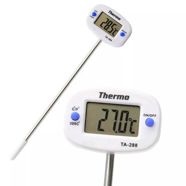 su termometri: Qida termometri -50 --- 300 dereceye qeder Termometr Qida termometr