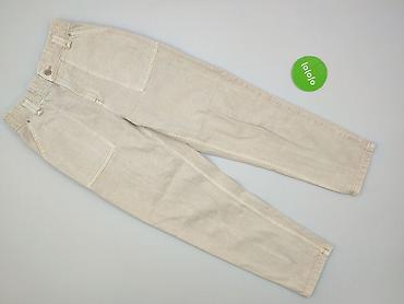 czarne cargo pull and bear: Spodnie cargo damskie, rozmiar S — 2