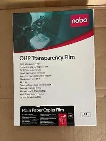 tvs oled: Nobo OHP Transparency Film – folije za kopir aparat, A4 - — 7