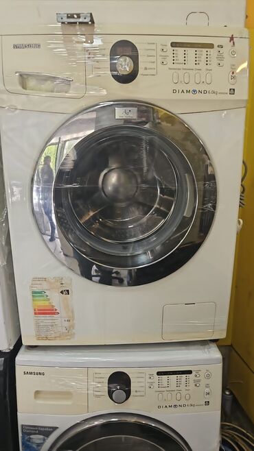 Paltaryuyan maşınlar: Paltaryuyan maşın Samsung, 6 kq, İşlənmiş, Avtomat, Qurutmasız, Kredit yoxdur