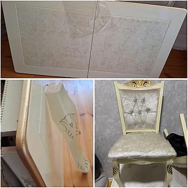 Digər mebel: GnkMasa desti 6 stulla.hec islenmeyib.qiymet 350 man.masa acilir.unvan — 1