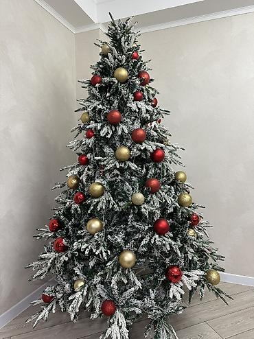 свечи для романтики: 🎄 Продам заснеженную ёлку с игрушками! ✨ Высота — 2,4 м ❄️ Красиво — 6