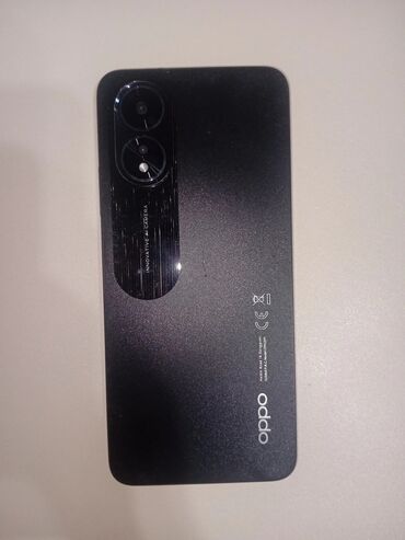 телефон fly ds105: Oppo A18, 128 ГБ, цвет - Черный, Отпечаток пальца