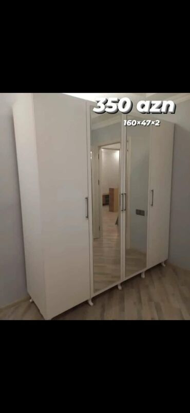 Dolablar: Yeni, Açılan, 5 qapı Düz dolab, Qarderob, paltar dolabı, Azərbaycan — 5