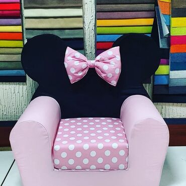 Ostali dečiji nameštaj: Bambi Lux foteljice sa ušima 50x55cm sedeci deo 30x30cm kada se — 9