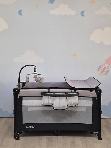 Manejlər: 🍼 Burbay P1002 Yataq Maneji – Yuxu və Oyun Üçün İdeal Məkan! 👶 — 6