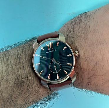 Romanson kişi qol saatı - Marka/model: Romanson Swiss Quartz (arxa